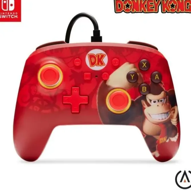 POWERA MANDO CON CABLE ENHANCED PARA NINTENDO SWITCH - DONKEY KONG FLEX