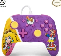 POWERA MANDO CON CABLE ENHANCED PARA NINTENDO SWITCH - PRINCESS PEACH BATTLE