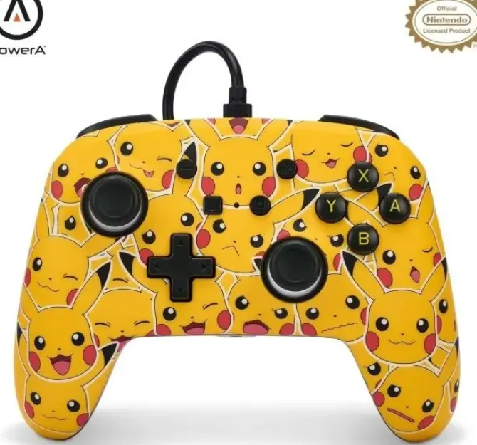 POWERA MANDO CON CABLE ENHANCED PARA NINTENDO SWITCH - PIKACHU MOODS