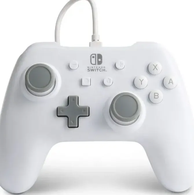 POWERA MANDO CON CABLE PARA NINTENDO SWITCH - COLOR BLANCO