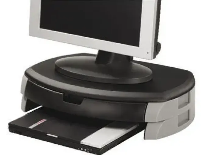 Q-CONNECT SOPORTE Q-CONNECT PARA MONITOR CON CAJON E MEDIDAS: 583 X 335 X 120 MM. REF.55321 CS 43336