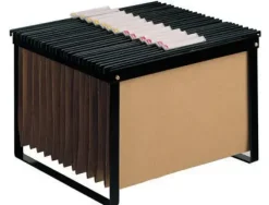 QCONNET BASTIDOR KIT OFFICE CARPETAS COLGANTES A4 Y FOLIO.HASTA 30C.335X365X250MM.REF CS43522