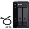 QNAP TR-002 CAJA DE EXPANSION RAID USB 3.0 - 2 BAHIAS 2.5, 3.5 - VENTILADOR 70MM