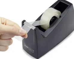 RAPESCO PORTAROLLOS PARA CINTA ADHESIVA 19MMX33M - BASE DE GOMA ANTIDESLIZANTE - CINTA NO INCLUIDA