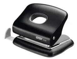 RAPID FC20 TALADRO PERFORADOR - HASTA 20 HOJAS - FACIL VACIADO - PUNZONES 5.5MM - COLOR NEGRO