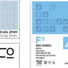 RECAMBIO LIDERPAPEL FOLIO 100 HOJAS 60G/M2MILIMETRADO SIN MARGEN 4 TALADROS