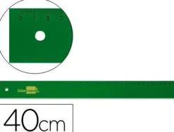 REGLA LIDERPAPEL 40 CM ACRILICO VERDE