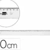 REGLA LIDERPAPEL PLASTICO IRROMPIBLE TRANSPARENTE 40 CM