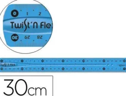 REGLA MAPED PLASTICO FLEXIBLE DE 30 CM COLORES SURTIDOS