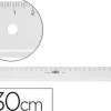 REGLA M+R 30 CM PLASTICO TRANSPARENTE