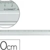 REGLA Q-CONNECT METALICA ALUMINIO 40 CM
