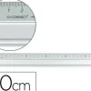 REGLA Q-CONNECT METALICA ALUMINIO 30 CM