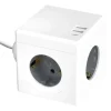 REGLETA Q-CONNECT DE CUBO ENCHUFE MULTIPLE POWER CUBE 6 EN 1 CABLE DE 1,4MT 3 TOMAS DE CORRIENTE+2 USB+1 USB C