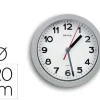 RELOJ MAUL STEP DE PARED REDONDO 20 CM DIAMETRO ELECTRICO COLOR PLATA