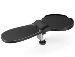 REPOSABRAZOS ERGONOMICO Q-CONNECT CON ALFOMBRILLA DE RATON Y APOYO DE MUÑECA COLOR NEGRO 220X140X480 MM