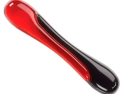 REPOSAMUÑECAS KENSINGTON DUO GEL TECLADO COLOR NEGRO/ROJO 240X182X25 MM