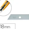 REPUESTO CUCHILLA CUTER OLFA ANCHO 18 MM PARA CUTER SK-4 BLISTER DE 5 UNIDADES