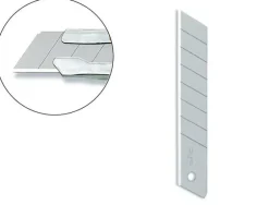 REPUESTO CUCHILLA CUTTER OLFA ANCHO 18 MM PARA CUTER L-1 BLISTER DE 10 UNIDADES
