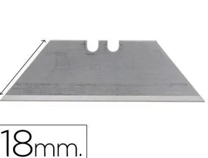 REPUESTO CUTER Q-CONNECT BLISTER DE 10 UNIDADES PARA CUTER KF16814 / KF16815 / KF16816