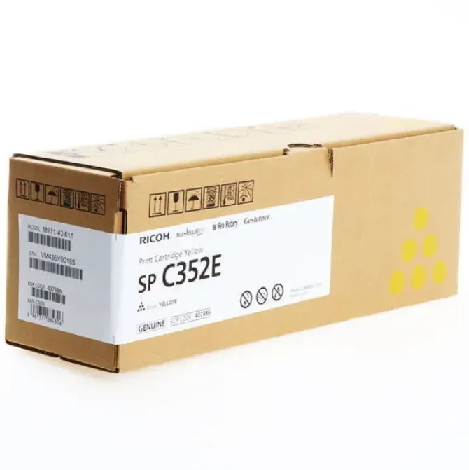 RICOH SP C352E AMARILLO CARTUCHO DE TONER ORIGINAL - 408218/SP C352E