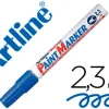 ROTULADOR ARTLINE MARCADOR PERMANENTE EK-400 XF AZUL -PUNTA REDONDA 2.3 MM -METAL CAUCHO Y PLASTICO