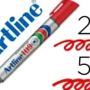 ROTULADOR ARTLINE MARCADOR PERMANENTE 109 ROJO -PUNTA BISELADA