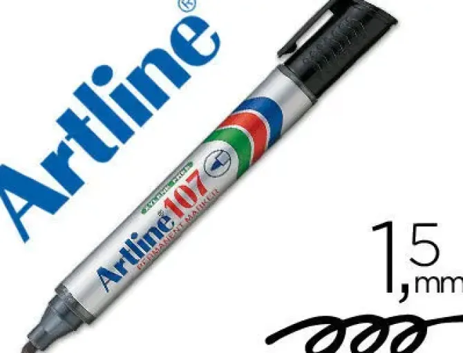 ROTULADOR ARTLINE MARCADOR PERMANENTE 107 NEGRO -PUNTA REDONDA