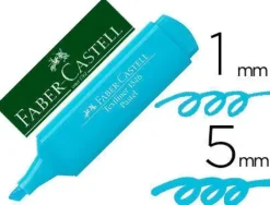 ROTULADOR FABER FLUORESCENTE 1546 COLOR PASTEL AZUL PALIDO