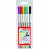 ROTULADOR STABILO PEN-68 BRUSH/6COL. 081411