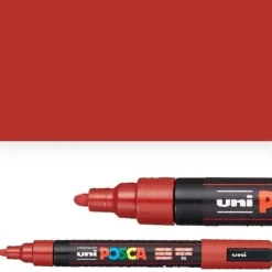 ROTULADOR UNI POSCA PC-5M ROJO RUBI 56
