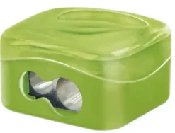 SACAPUNTAS M+R METALICO 2 USOS CON DEPOSITO COLORES SURTIDOS