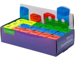 SACAPUNTAS Q-CONNECT METALICO 2 USOS CON DEPOSITO