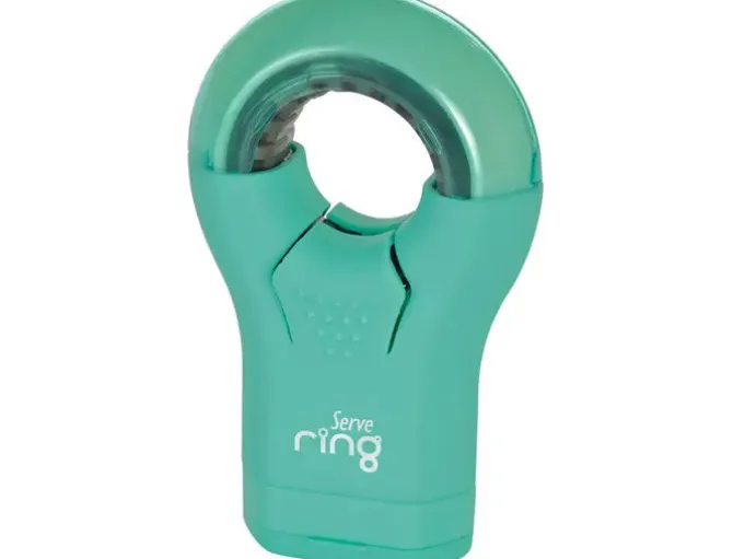 SACAPUNTAS SERVE RING CON GOMA DE BORRAR 1 USO EXPOSITOR DE 8 UNIDADES COLORES SURTIDOS