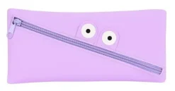 SAFTA ESTUCHE PORTATODO SILICONA CARITAS LILA