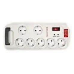 SALICRU REGLETA SPS SAFE 7 PROTECTORES ELECTRICOS ACTIVOS DE ULTIMA GENERACION - 7 TOMAS SCHUKO - COLOR BLANCO