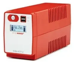 SALICRU SPS 850 SOHO+ IEC SISTEMA DE ALIMENTACION ININTERRUMPIDA - SAI/UPS - 850 VA - LINE-INTERACTIVE - DOBLE CARGADOR USB - TIPO DE TOMAS IEC - COLOR ROJO