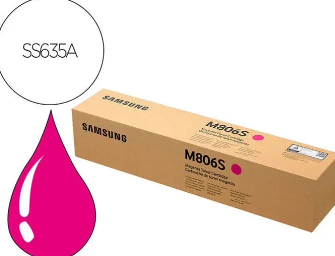 SAMSUNG CLT-M806S MAGENTA CARTUCHO DE TONER ORIGINAL - SS635A