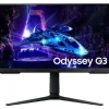 SAMSUNG ODYSSEY G3 MONITOR GAMING 24 FULLHD 1080P 100HZ FREESYNC - RESPUESTA 1MS - AJUSTABLE EN ALTURA E INCLINABLE - ANGULO DE VISION 178° - 16:9 - HDMI, DISPLAYPORT - VESA 100X100MM