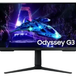 SAMSUNG ODYSSEY G3 MONITOR GAMING 24 FULLHD 1080P 100HZ FREESYNC - RESPUESTA 1MS - AJUSTABLE EN ALTURA E INCLINABLE - ANGULO DE VISION 178° - 16:9 - HDMI, DISPLAYPORT - VESA 100X100MM