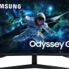 SAMSUNG ODYSSEY G5 MONITOR 32 LED VA CURVO QHD 165HZ FREESYNC - RESPUESTA 1MS - ANGULO DE VISION 178º - HDMI, DISPLAYPORT - VESA 75X75MM