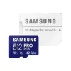 SAMSUNG PRO PLUS TARJETA MICRO SDXC 512GB UHS-I U3 A2 V30 CLASE 10 CON ADAPTADOR SD