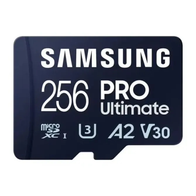 SAMSUNG PRO ULTIMATE TARJETA MICRO SDXC 256GB UHS-I U3 A2 V30 CON ADAPTADOR SD
