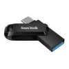 SANDISK ULTRA DUAL DRIVE GO MEMORIA USB-C Y USB-A 64GB - HASTA 150MB/S DE LECTURA - COLOR NEGRO (PENDRIVE)
