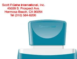 SELLO X'STAMPER QUIX PERSONALIZABLE COLOR ROJO MEDIDAS 28X78 MM Q-24