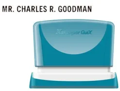 SELLO X'STAMPER QUIX PERSONALIZABLE COLOR NEGRO MEDIDAS 4X60 MM Q-05