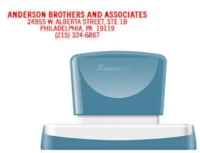 SELLO X'STAMPER QUIX PERSONALIZABLE COLOR ROJO MEDIDAS 16X83 MM Q-26