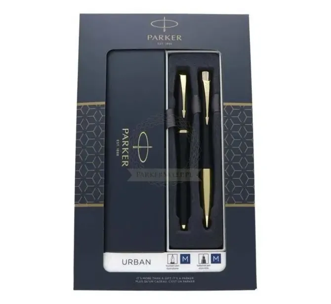 SET PARKER URBAN PLUMA+BOLI NEGRO
