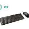 SET TECLADO Y RATON KENSINGTON KM100 EQ ECOLOGICO CON CABLE COLOR NEGRO