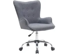 SILLA Q-CONNECT ESCRITORIO MES SINA BASE METALICA ALT MAX 960 ANC 570 PROF 620 RUEDAS PREMIUM COLOR GRIS