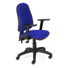 SILLA ROCADA DIRECCION SISTEMA ASINCRO CON BRAZOS COLOR AZUL